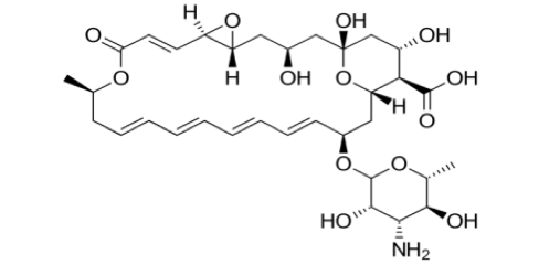 Estrutura química da natamicina